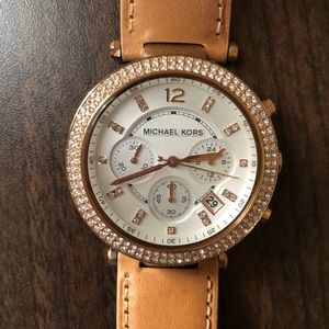 Michael Kors Women’s Watch MK5633 Parker Leather